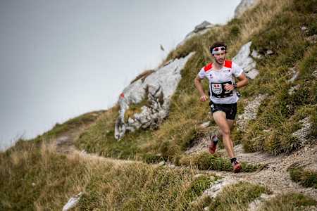 Le traileur Thibaut Baronian, vainqueur de la course à pied trail du Red Bull Éléments 2016.