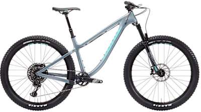 Imagen lateral de la mountain bike Kona Big Honzo hardtail.