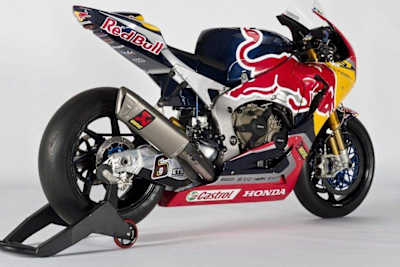 Red Bull Honda World Superbike team bike