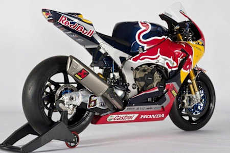 Red Bull Honda World Superbike team bike