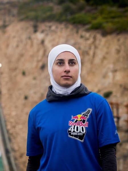 Sara Mudallal,a parkour athlete