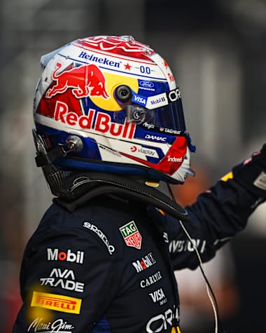 Max celebrates pole in Malaysia