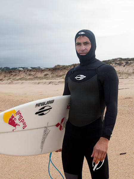 Carlos Burle em Nazaré