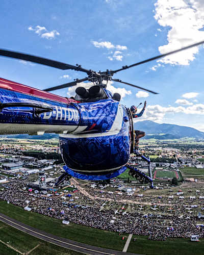 Max Manov seen during the AIRPOWER22 in Zeltweg, Austria on September 2, 2022. 