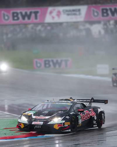 Nicki Thiim of Red Bull ABT Team races at DTM Hockenheimring 2025