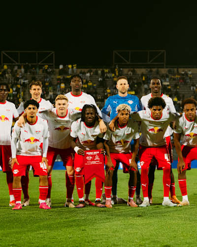 On 29 May 2026, RB Leipzig prepares for the showdown against Mamelodi Sundowns FC during a football friendly match in Pretoria, South Africa