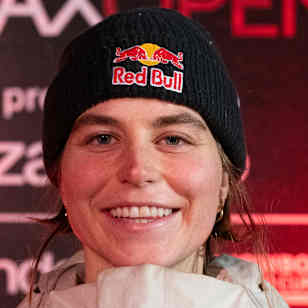 Maddie Mastro second place at the Laax Open in Laax, Switzerland on January 18, 2025.