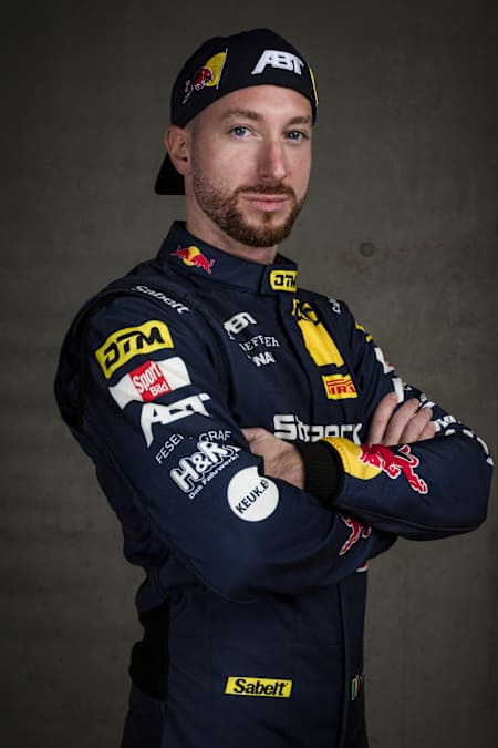 Mirko Bortolotti bei der Präsentation von ABT Sportsline zur DTM-Saison 2025.