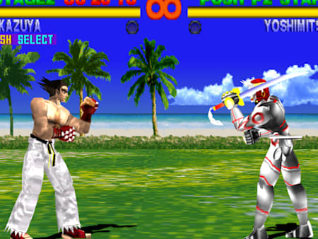 Tekken 1 est le premier épisode de la série de jeux vidéo de combat Tekken de Namco sur borne d’arcade et PlayStation.