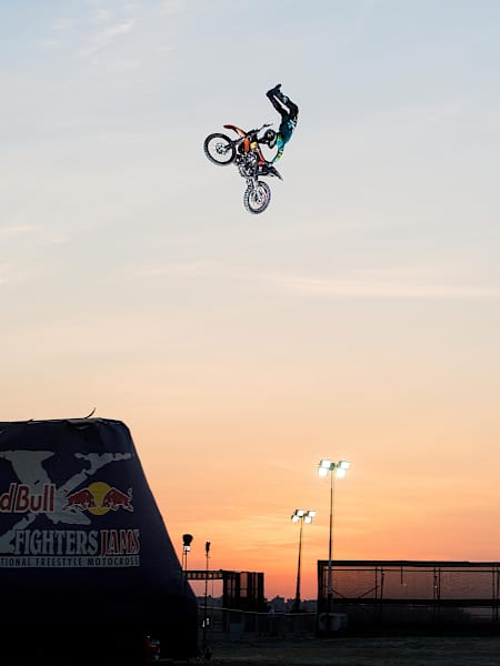 Chris Brock in action