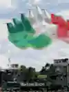 The Italian Pre-Race Flyover