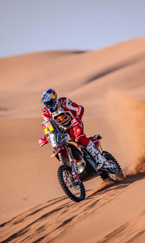 Sam Sunderland (GRB) of Red BullGasGas Factory Racing races during stage two of Rally Dakar 2024 from Al Henakiyah to Al Duwadimi, Saudi Arabia on January 7, 2024.  