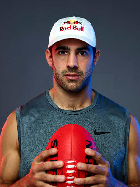 Christian Petracca poses for a portrait in Sydney, Australia on March 6, 2023.