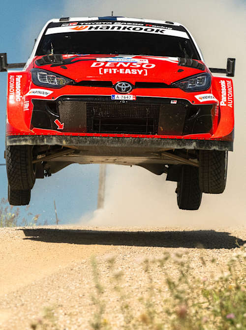 Sami Pajari flew through Friday's stages