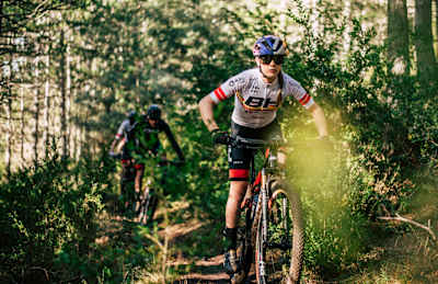 Rocío del Alba Garcia Martinez trains with her team members in Spain.