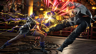 Reina uses electrics to fight in Tekken 8. 