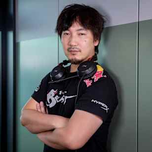 Daigo 'The Beast' Umehara poses for a portrait during the Red Bull Kumite 2019 Finals in Aichi, Japan on December 21, 2019.