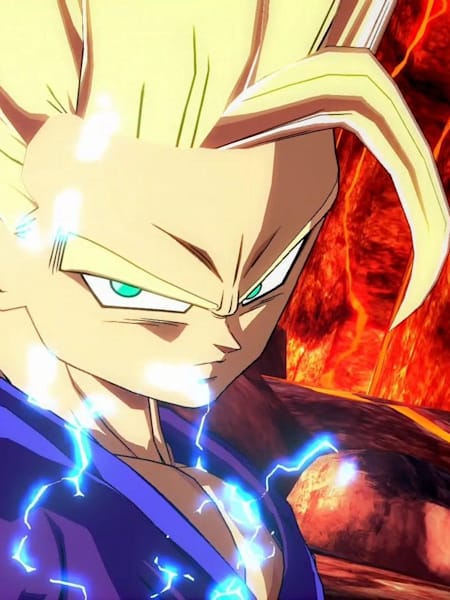 Gohan está pronto para a luta em Dragon Ball FighterZ