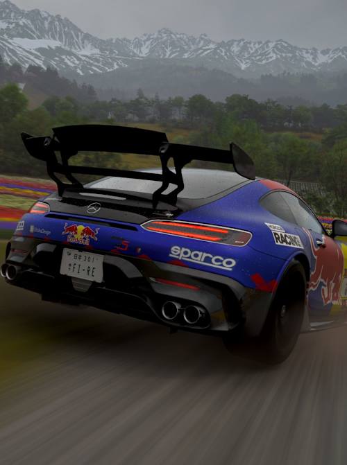 Screenshot aus Forza Horizon 6 zeigt den 2020 Mercedes-AMG GT Black Series
