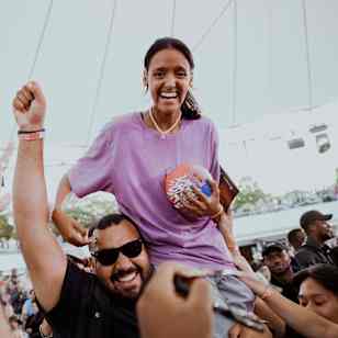 Luwam gana la final de Red Bull Dance Your Style Alemania en Hamburgo, Alemania, el 2 de septiembre de 2023.