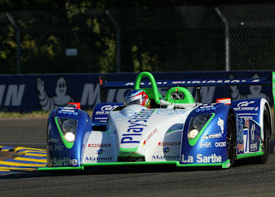 Sebastien Loeb en action lors des 24h du Mans en 2005.