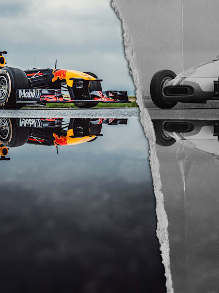 Der Tatra 607-2 & RB7/14 beim Red Bull Racing 2021 Time Drop F1