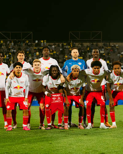 On 29 May 2026, RB Leipzig prepares for the showdown against Mamelodi Sundowns FC during a football friendly match in Pretoria, South Africa