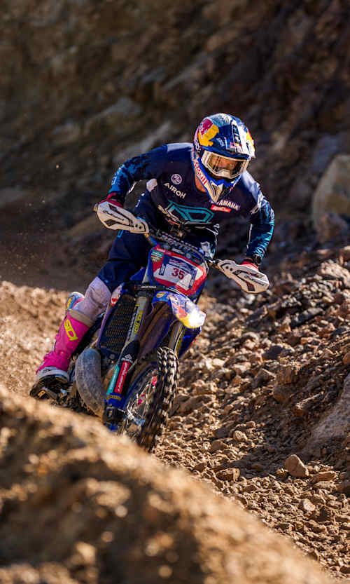 American rider Cody Webb powers through rocky terrain at Red Bull Erzbergrodeo 2025 in Eisenerz, Austria.
