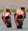 Marc Márquez e Dani Pedrosa in pista a Sachsenring