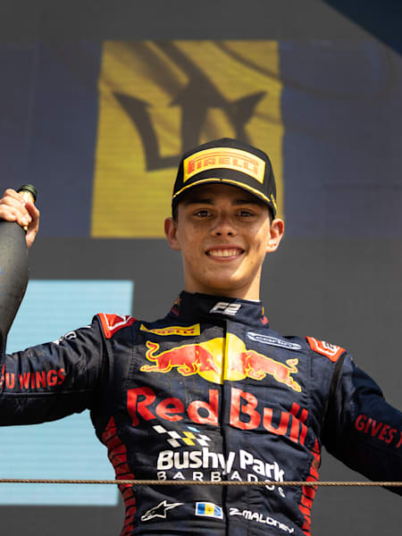 Zane Maloney on the Podium in Bahrain at the season opener 2023