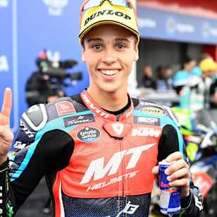 Diogo Moreira at the Moto3 race of the Argentina MotoGP™, April 2, 2023.