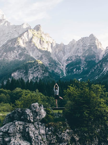 Yoga in den Bergen - was gibt es Schöneres!