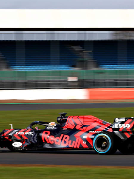 De Red Bull Racing F1-auto van Max Verstappen voor 2019