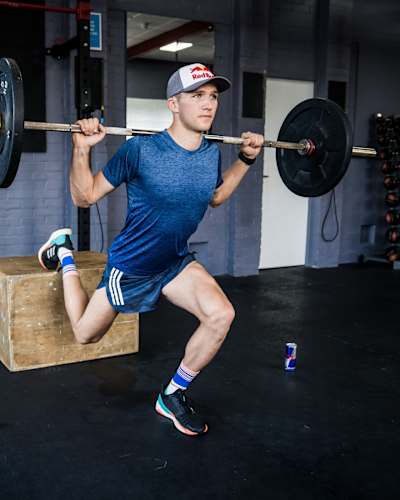 Tom Evans trains during a photo shoot in Surrey, United Kingdom on October 11, 2018. 