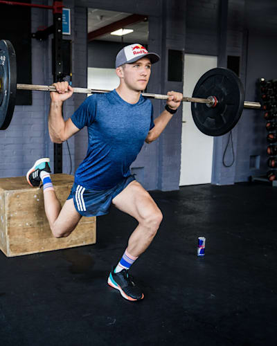 Tom Evans trains during a photo shoot in Surrey, United Kingdom on October 11, 2018. 