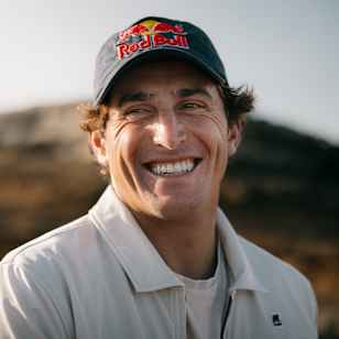 Leonardo Fioravanti poses for a portrait during the filming of Zeta in Ericeira, Portugal on October 11, 2023.