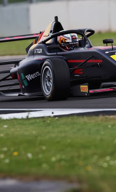 Fionn McLaughlin had a good weekend in Silverstone 2025 - British F4