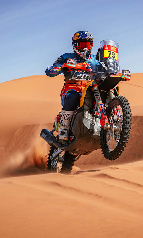 Edgar Canet (ESP) of Red Bull KTM Factory Racing races during stage 06 of Rally Dakar 2026 from Hail to Riyadh, Saudi Arabia on January 09, 2026