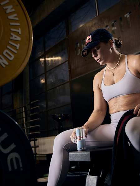 Laura Horvath seen during training in Budapest, Hungary on December 21, 2024.