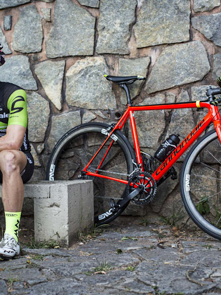 Henrique Avancini poses for a portrait before Red Bull Hill Challenge in Rio de Janeiro, Brazil on April 29, 2018.
