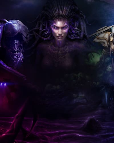 Key art from StarCraft 2.