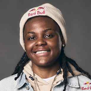 Milaysia Fulwiley poses for a portrait at Red Bull Studios, in Santa Monica, CA, USA on May 8, 2024.