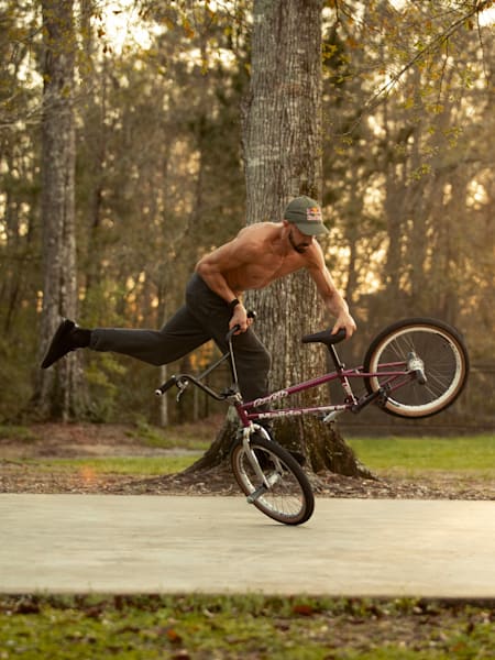 Terry Adams at his home pad in Hammond, LA