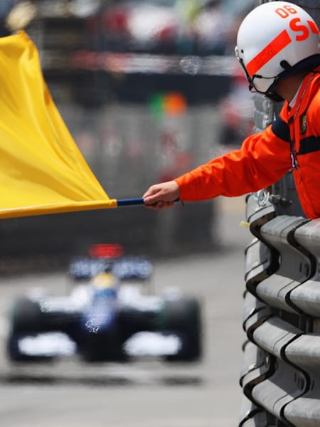 Bandera amarilla en el Gran Premio de Mónaco