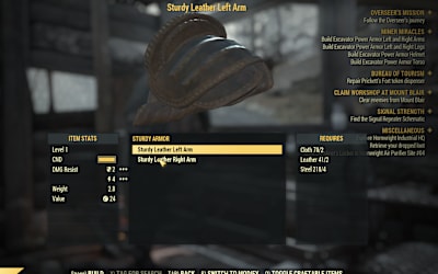 Modify your armour with scrap