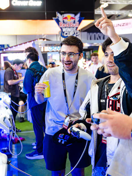 Gamers play EA FC 27 at the Red Bull Wings Cup 2026 in Melbourne, Australia, in October 2026.