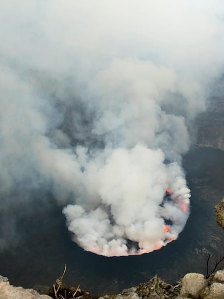 Nyiragongo Vulkan, Kongo