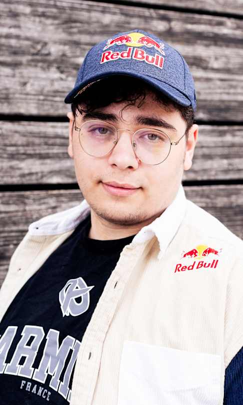 Kameto poses for a portrait during his visit to the Red Bull Salzburg Arena in Salzburg, Austria on June 27, 2023.