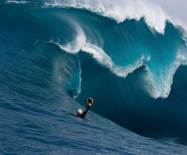 Mega wave surfing clearance