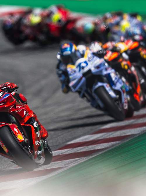 Marc Marquez visto durante o Campeonato Mundial de MotoGP no Red Bull Ring em Spielberg, Áustria, em 17 de agosto de 2025.   